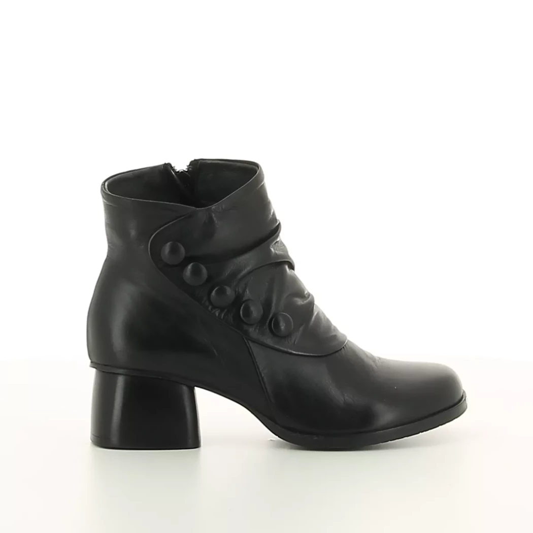 Image (2) de la chaussures Miz Mooz - Boots Noir en Cuir