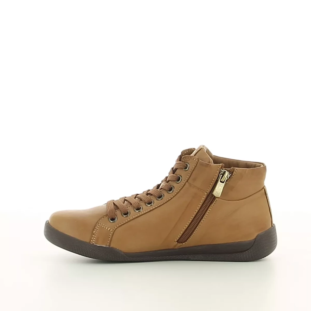 Image (4) de la chaussures Andrea Conti - Bottines Cuir naturel / Cognac en Cuir