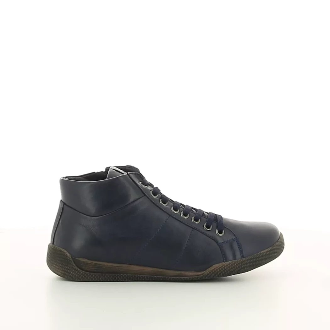 Image (2) de la chaussures Andrea Conti - Bottines Bleu en Cuir