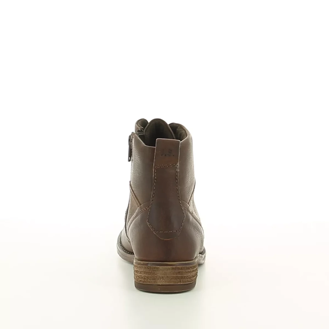 Image (3) de la chaussures Josef Seibel - Bottines Cuir naturel / Cognac en Cuir