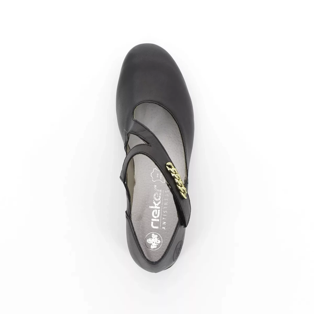 Image (6) de la chaussures Rieker - Escarpins Noir en Cuir