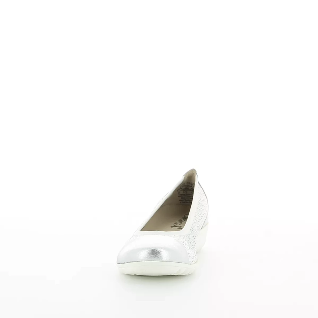 Image (5) de la chaussures Caprice - Ballerines Blanc en Cuir