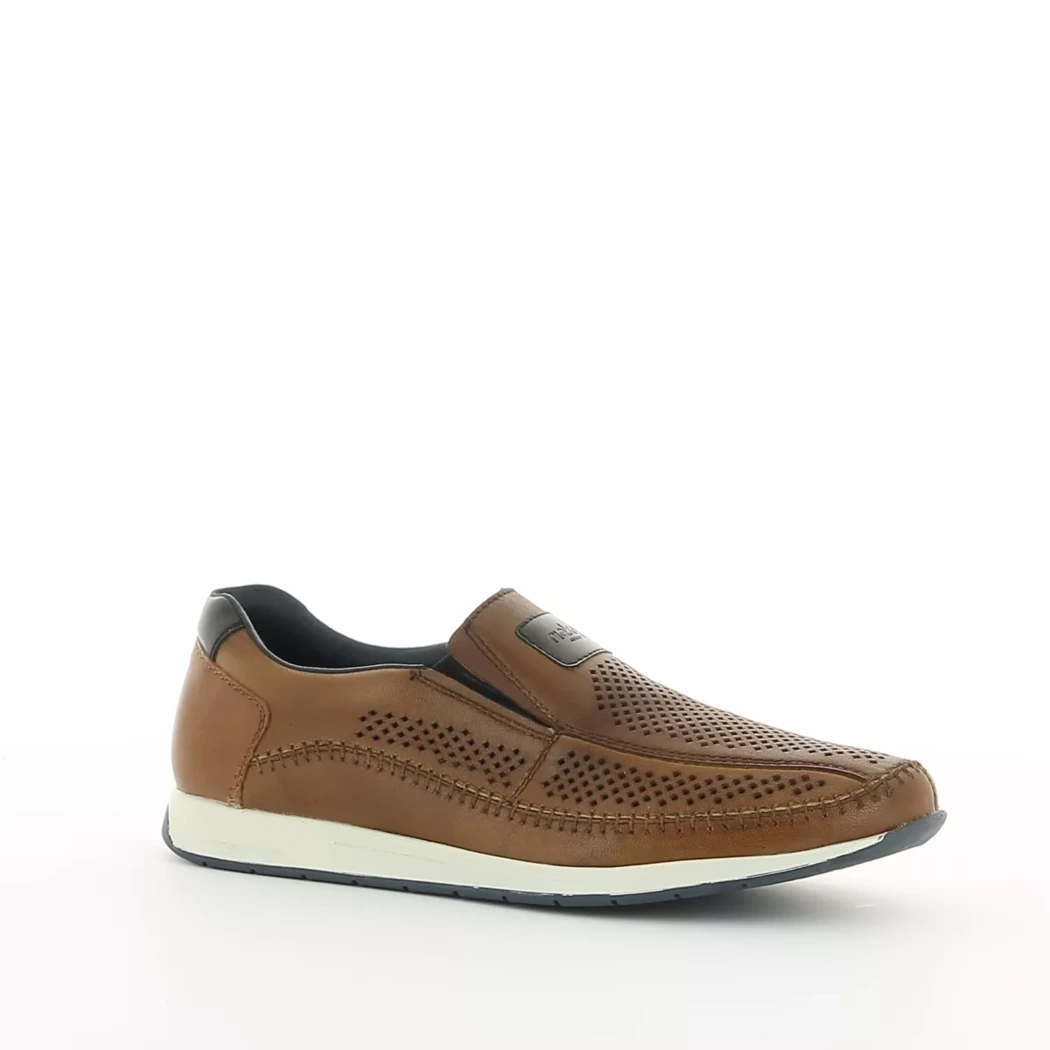 Image (1) de la chaussures Rieker - Mocassins Cuir naturel / Cognac en Cuir