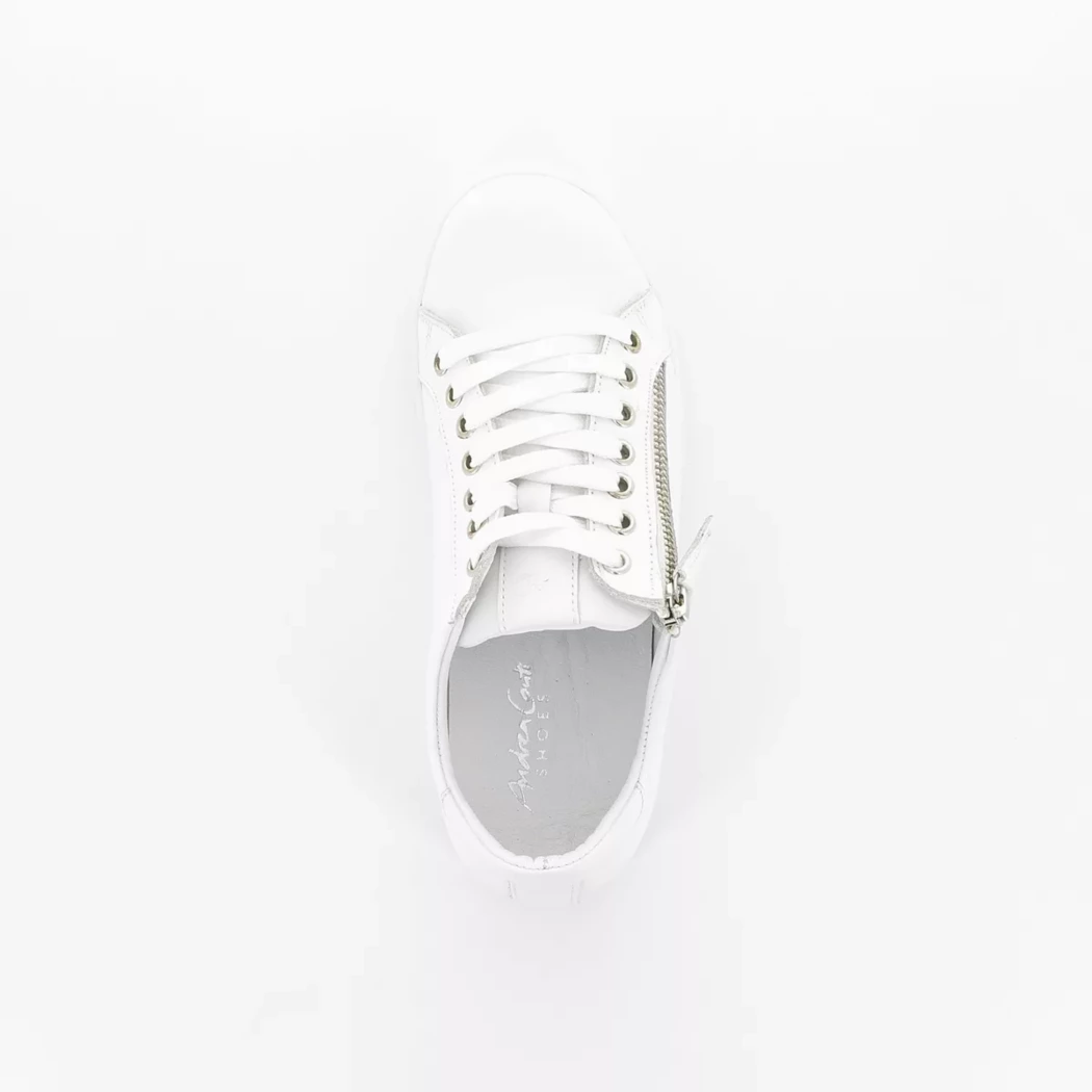 Image (6) de la chaussures Andrea Conti - Baskets Blanc en Cuir