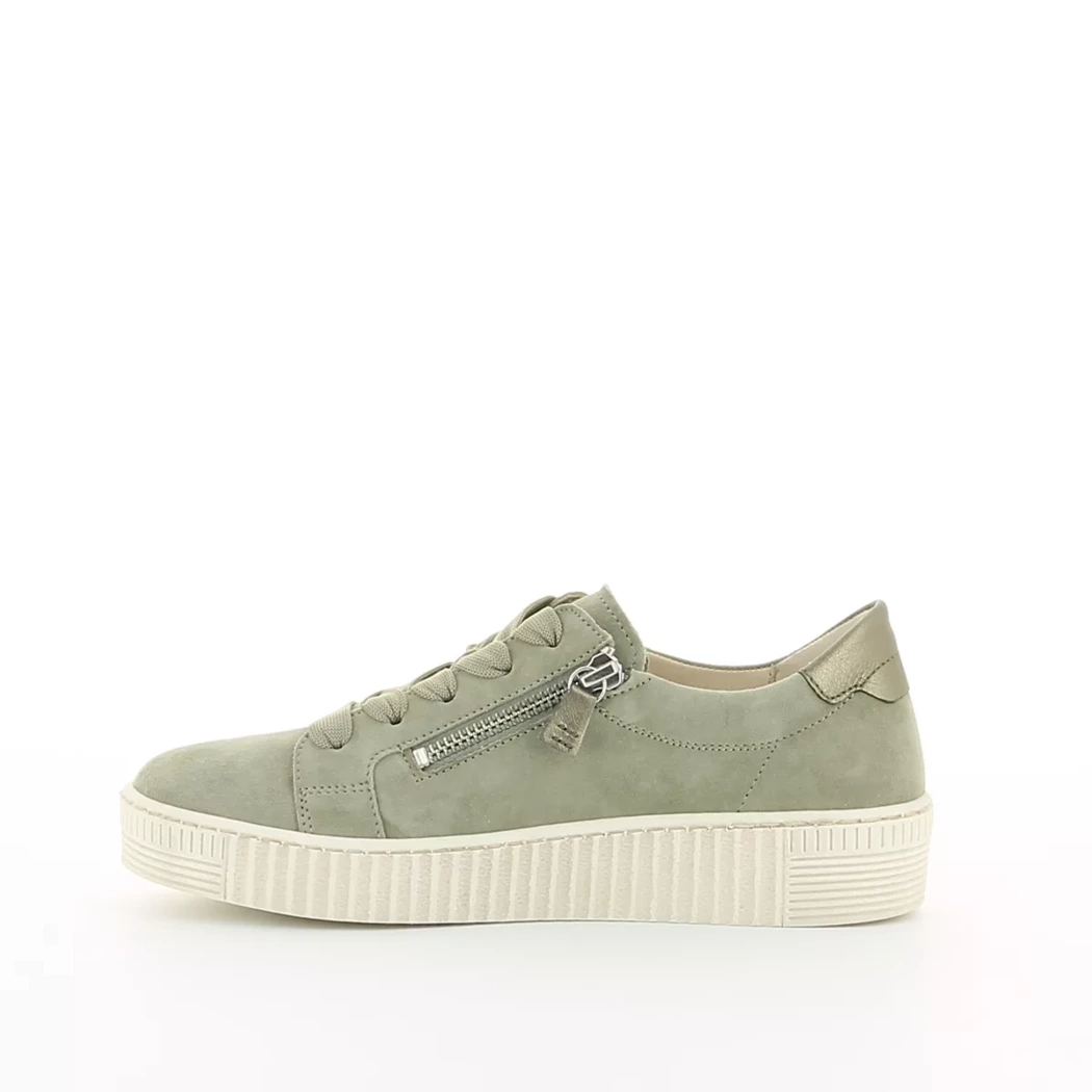 Image (4) de la chaussures Gabor - Baskets Vert en Cuir nubuck