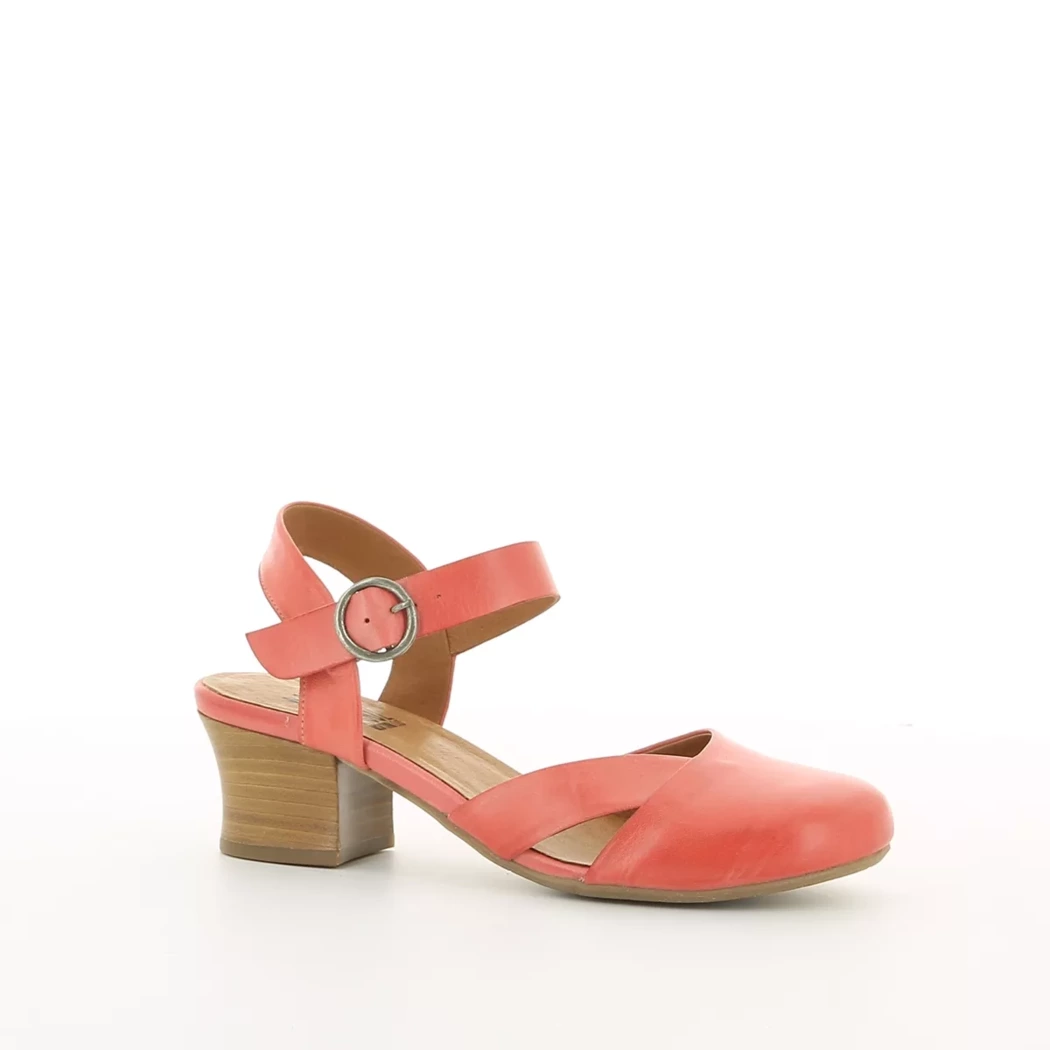 Image (1) de la chaussures Miz Mooz - Escarpins Rouge en Cuir