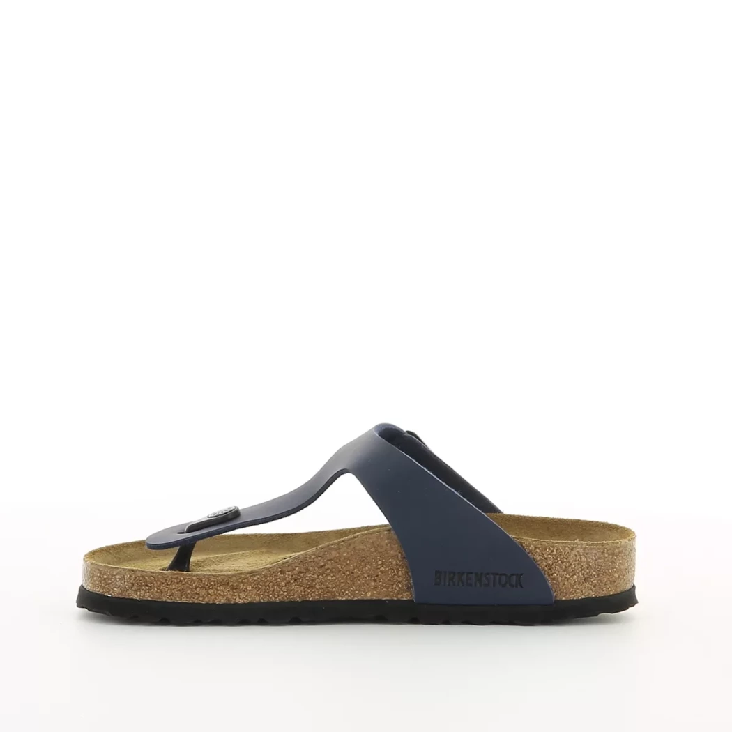 Image (4) de la chaussures Birkenstock - Mules et Sabots Bleu en Cuir synthétique