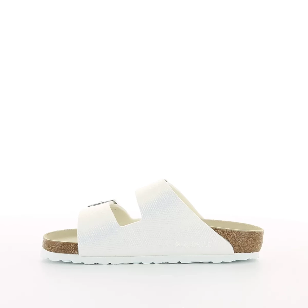 Image (4) de la chaussures Birkenstock - Mules et Sabots Blanc en Cuir synthétique