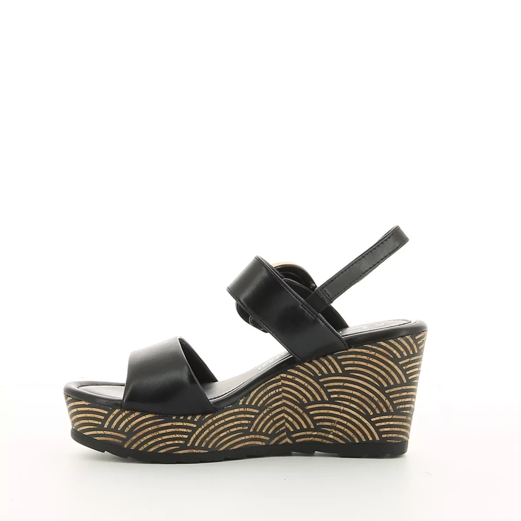 Image (4) de la chaussures Marco Tozzi - Sandales et Nu-Pieds Noir en Cuir synthétique