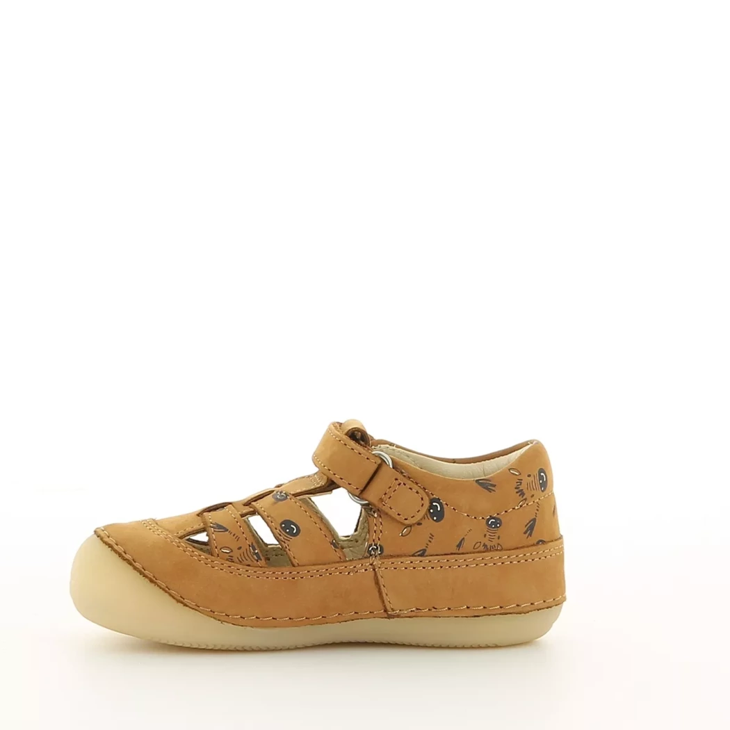 Image (4) de la chaussures Kickers - Bottines ouvertes Cuir naturel / Cognac en Cuir nubuck Image (4) de la chaussures Kickers - Bottines ouvertes Cuir naturel / Cognac en Cuir nubuck