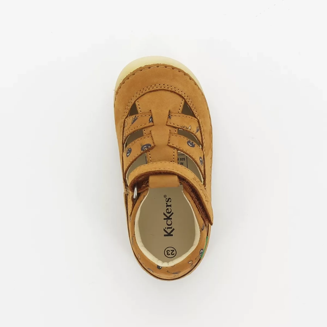 Image (6) de la chaussures Kickers - Bottines ouvertes Cuir naturel / Cognac en Cuir nubuck Image (6) de la chaussures Kickers - Bottines ouvertes Cuir naturel / Cognac en Cuir nubuck