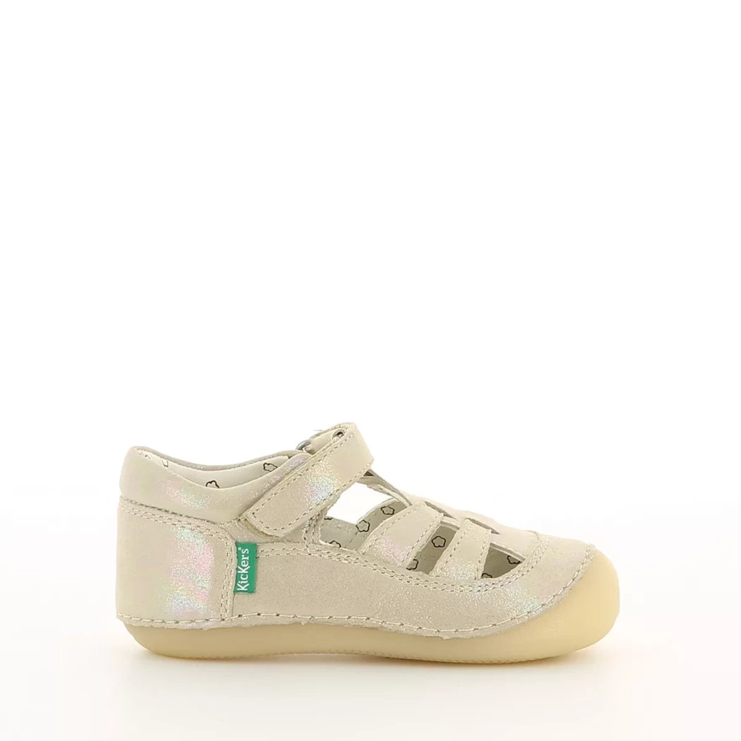 Image (2) de la chaussures Kickers - Bottines ouvertes Beige en Cuir nubuck Image (2) de la chaussures Kickers - Bottines ouvertes Beige en Cuir nubuck