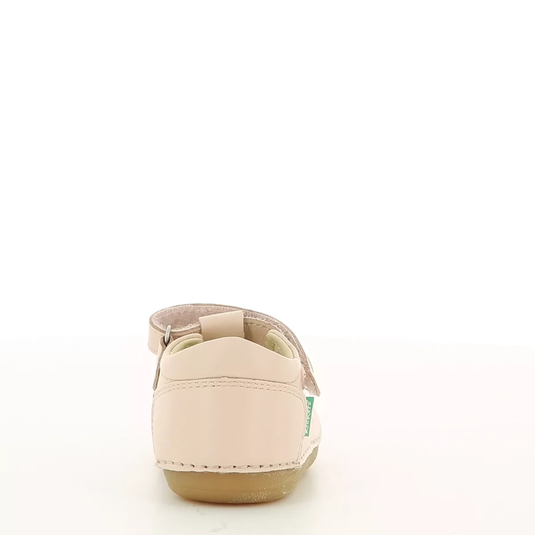 Image (3) de la chaussures Kickers - Bottines ouvertes Rose en Cuir