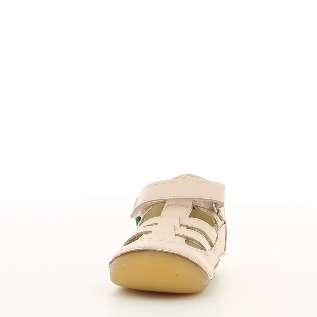 Image (5) de la chaussures Kickers - Bottines ouvertes Rose en Cuir