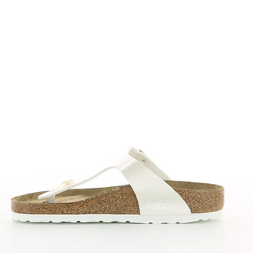 Image (4) de la chaussures Birkenstock - Mules et Sabots Blanc en Cuir synthétique Image (4) de la chaussures Birkenstock - Mules et Sabots Blanc en Cuir synthétique