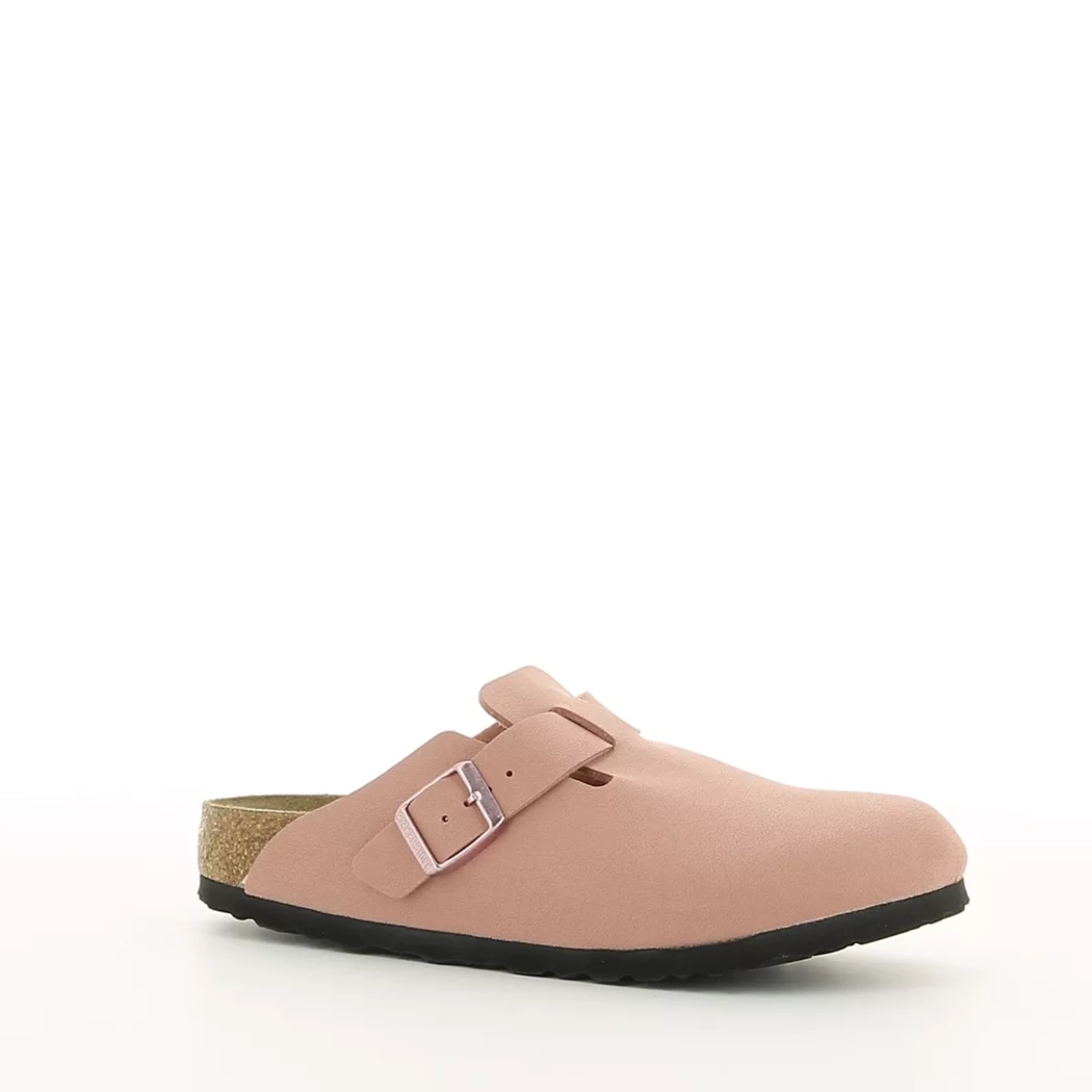 Image (1) de la chaussures Birkenstock - Mules et Sabots Rose en Cuir synthétique Image (1) de la chaussures Birkenstock - Mules et Sabots Rose en Cuir synthétique