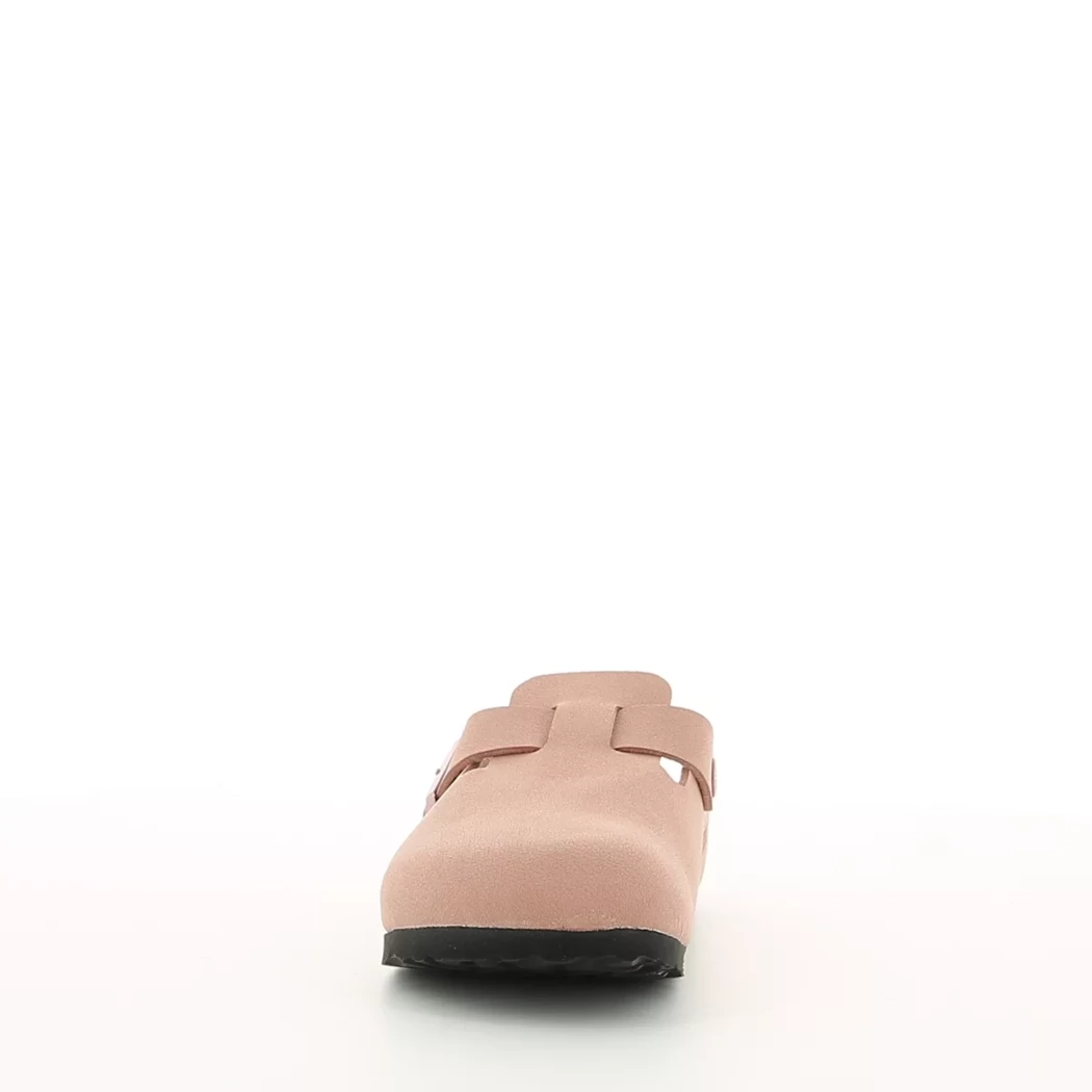 Image (5) de la chaussures Birkenstock - Mules et Sabots Rose en Cuir synthétique Image (5) de la chaussures Birkenstock - Mules et Sabots Rose en Cuir synthétique