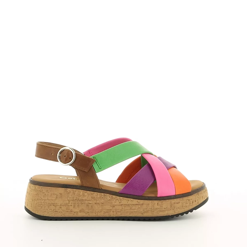 Image (2) de la chaussures Gabor - Sandales et Nu-Pieds Multicolore en Cuir Image (2) de la chaussures Gabor - Sandales et Nu-Pieds Multicolore en Cuir