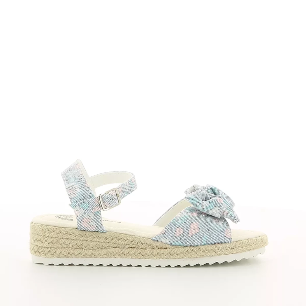 Image (2) de la chaussures Pretty Stories - Sandales et Nu-Pieds Bleu en Textile Image (2) de la chaussures Pretty Stories - Sandales et Nu-Pieds Bleu en Textile