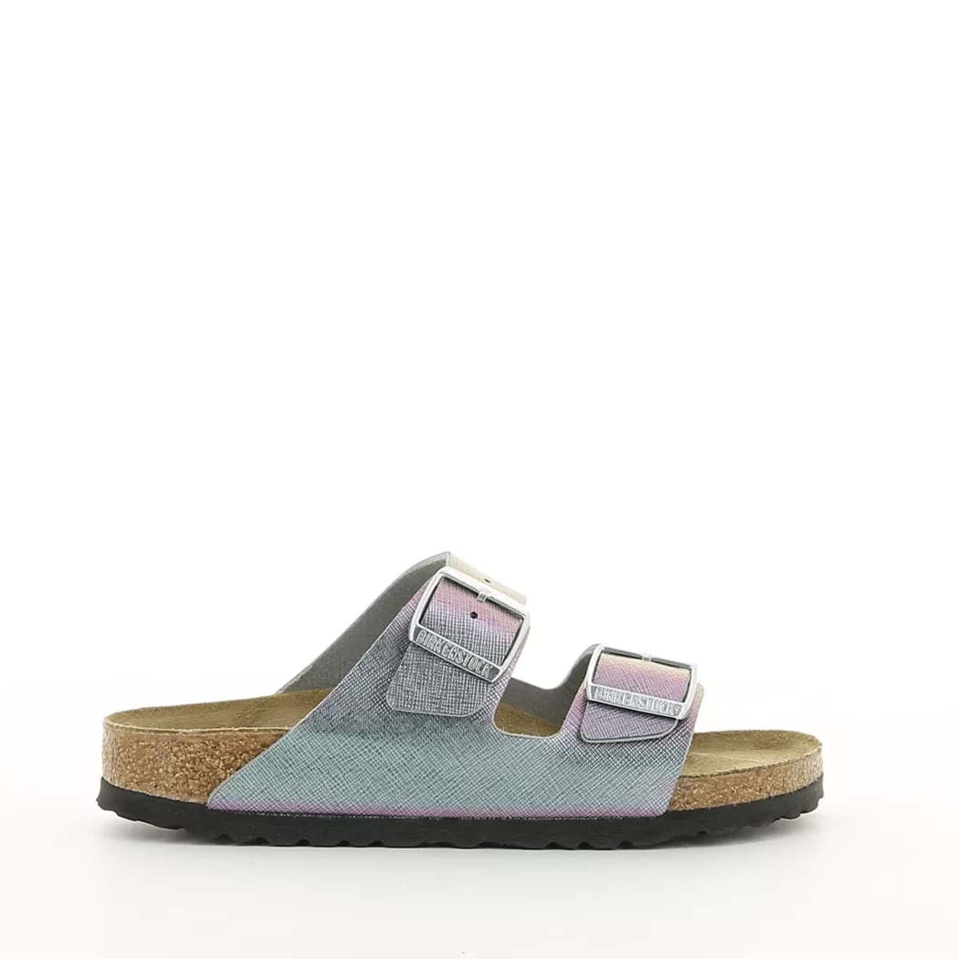Image (2) de la chaussures Birkenstock - Mules et Sabots Violet / Lilas en Cuir synthétique Image (2) de la chaussures Birkenstock - Mules et Sabots Violet / Lilas en Cuir synthétique