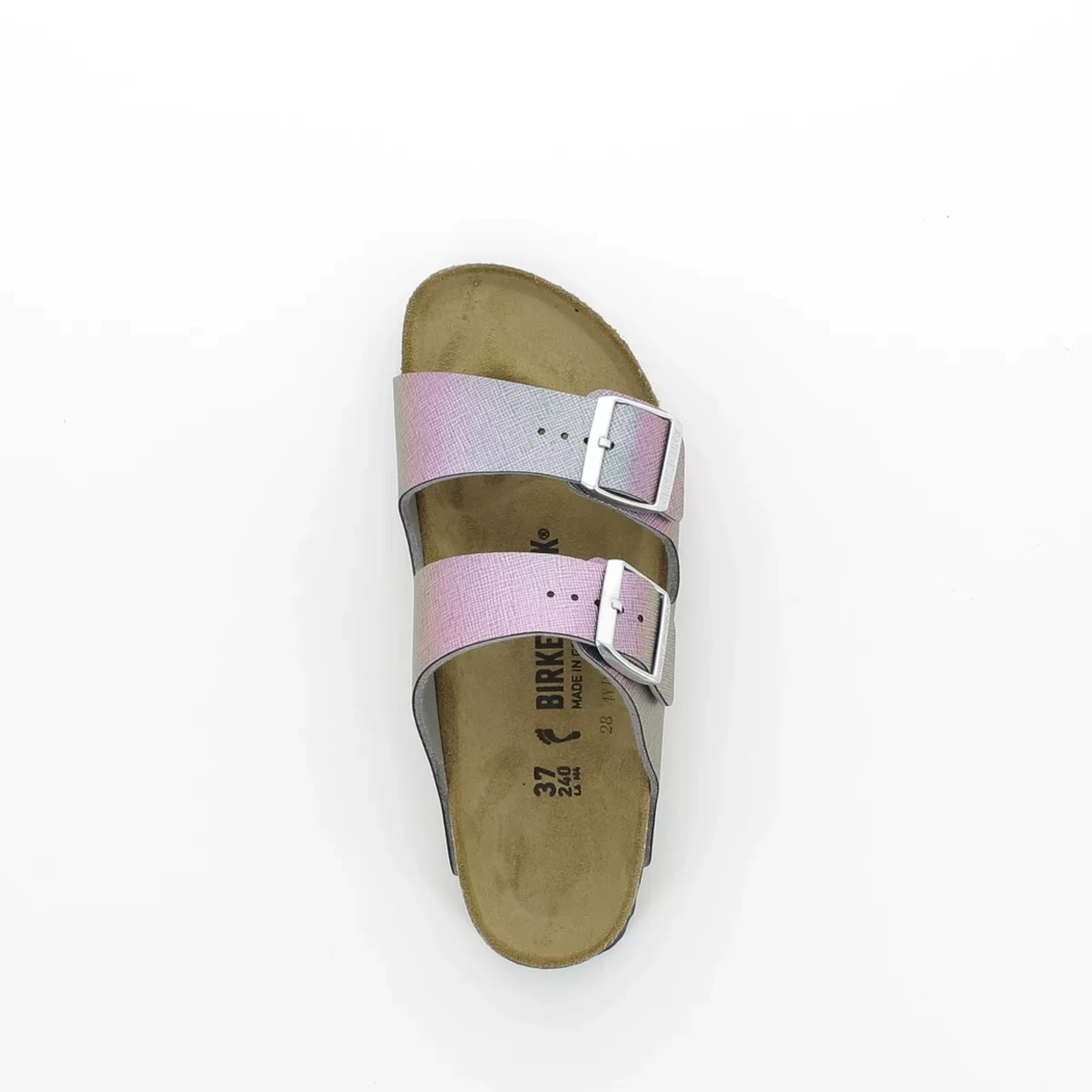 Image (6) de la chaussures Birkenstock - Mules et Sabots Violet / Lilas en Cuir synthétique Image (6) de la chaussures Birkenstock - Mules et Sabots Violet / Lilas en Cuir synthétique