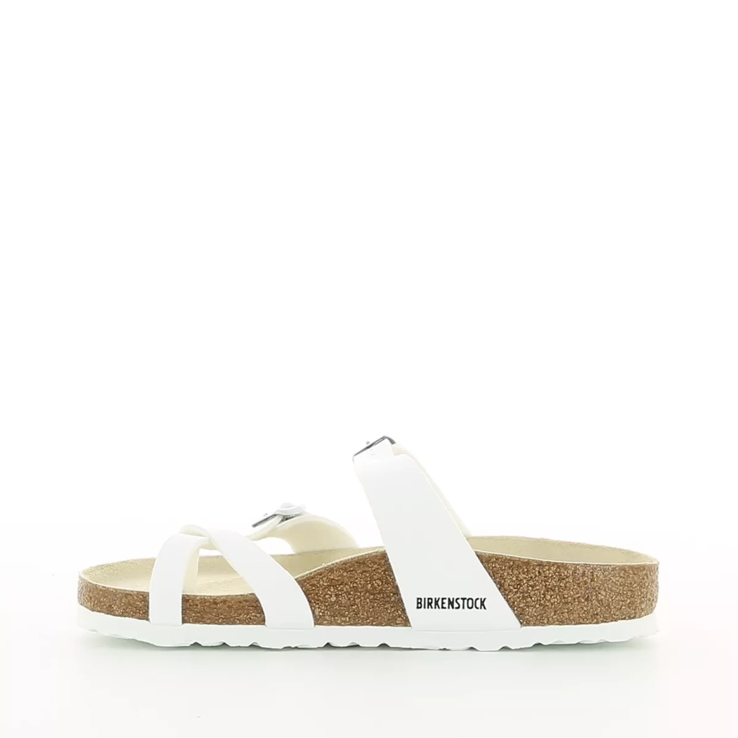 Image (4) de la chaussures Birkenstock - Mules et Sabots Blanc en Cuir synthétique Image (4) de la chaussures Birkenstock - Mules et Sabots Blanc en Cuir synthétique