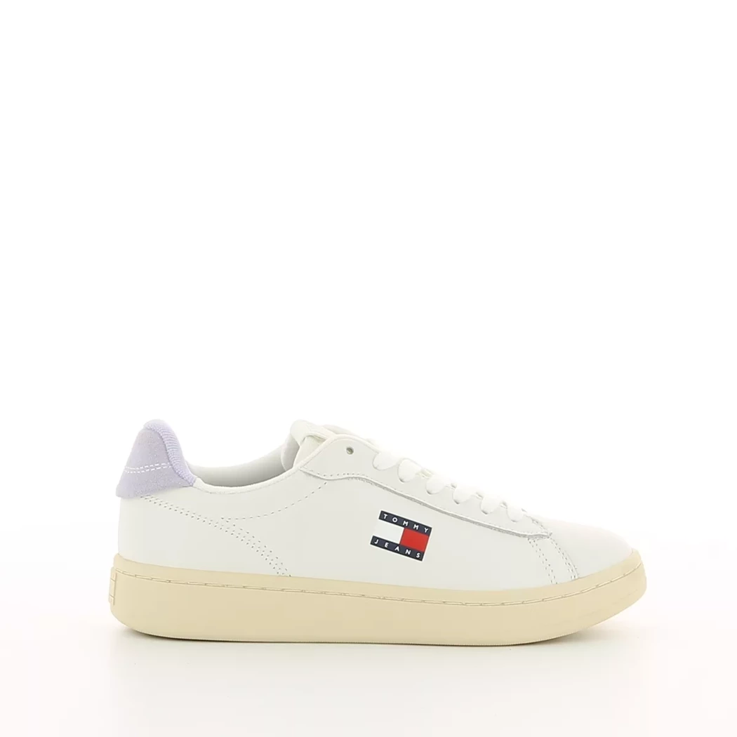 Image (2) de la chaussures Tommy jeans - Baskets Blanc en Cuir