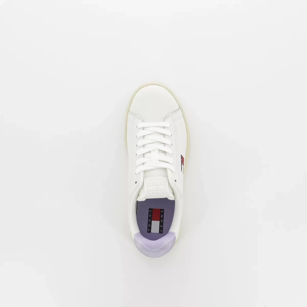 Image (6) de la chaussures Tommy jeans - Baskets Blanc en Cuir
