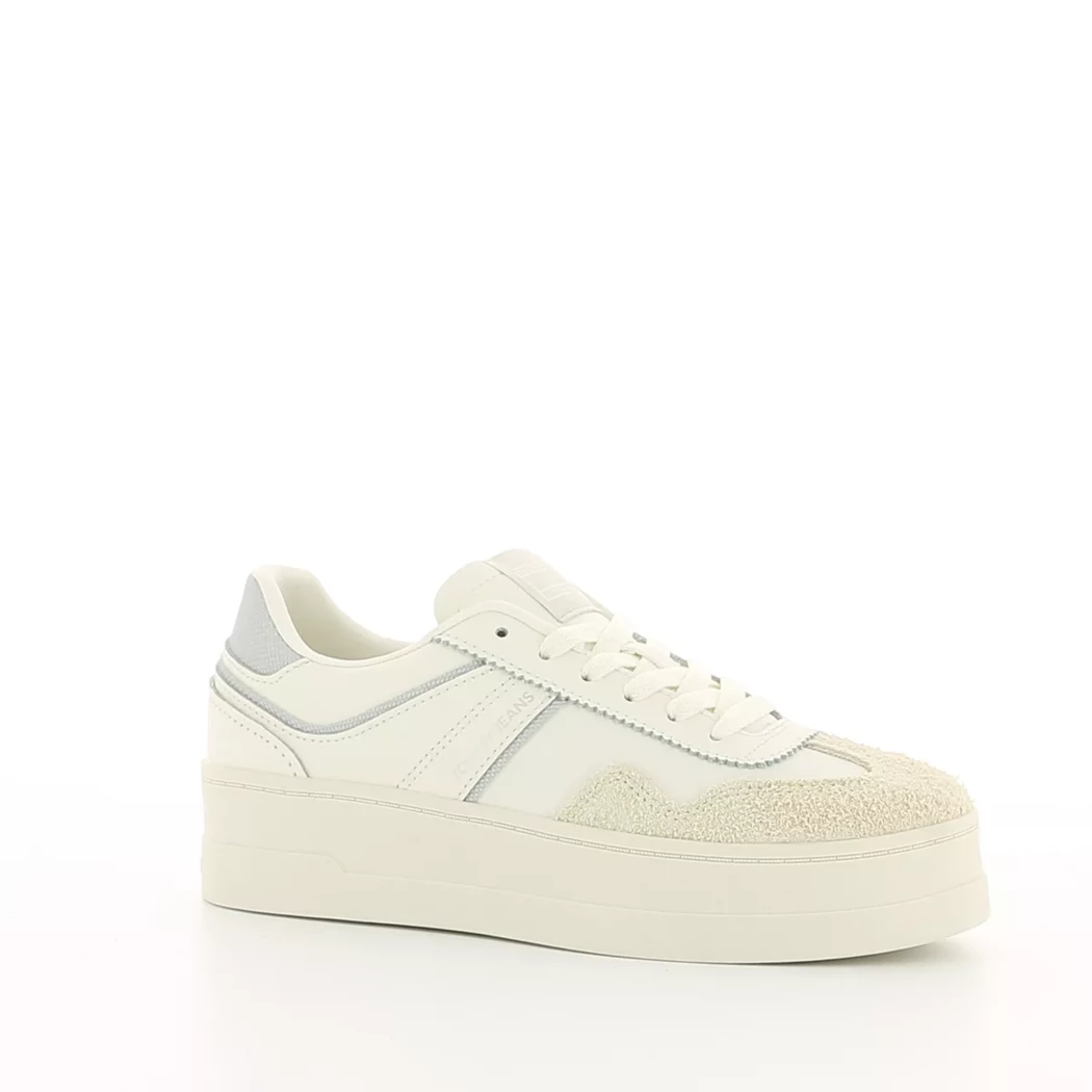 Image (1) de la chaussures Tommy jeans - Baskets Blanc en Cuir