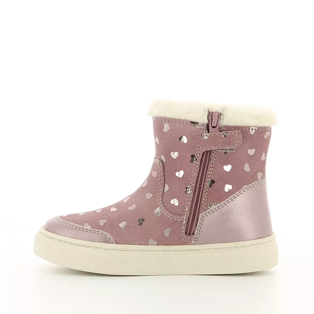Image (4) de la chaussures Geox - Boots Rose en Cuir nubuck Image (4) de la chaussures Geox - Boots Rose en Cuir nubuck