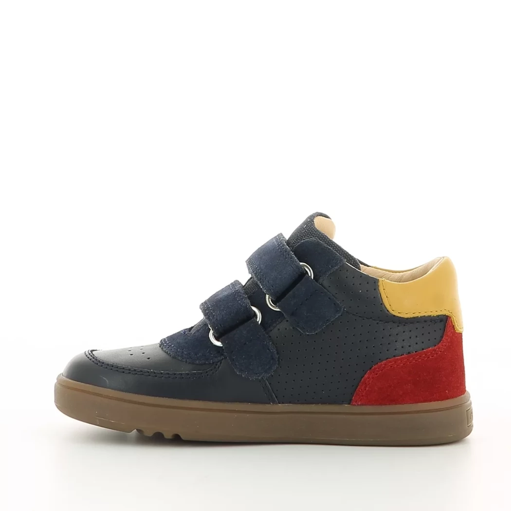 Image (4) de la chaussures Geox - Bottines Bleu en Cuir