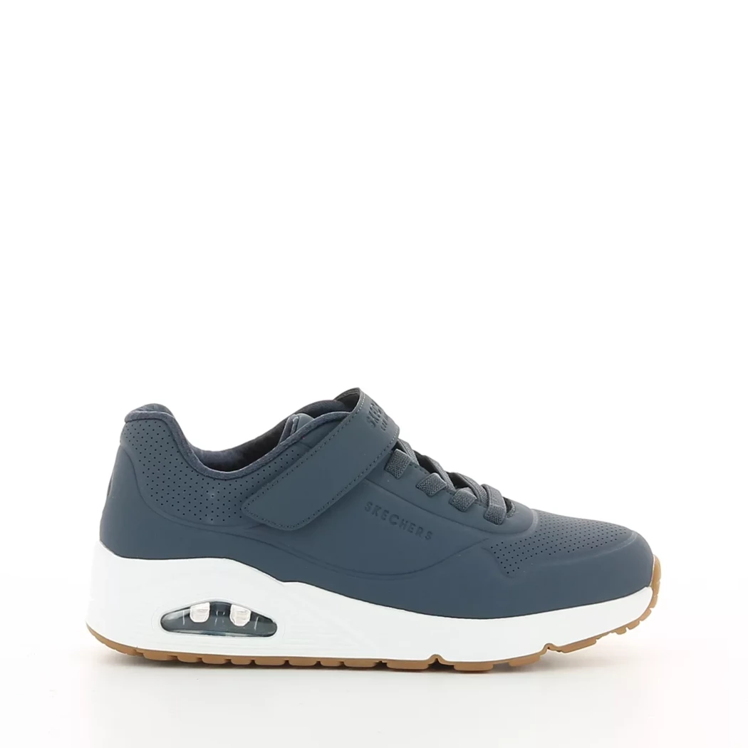 Image (2) de la chaussures Skechers - Baskets Bleu en Cuir synthétique