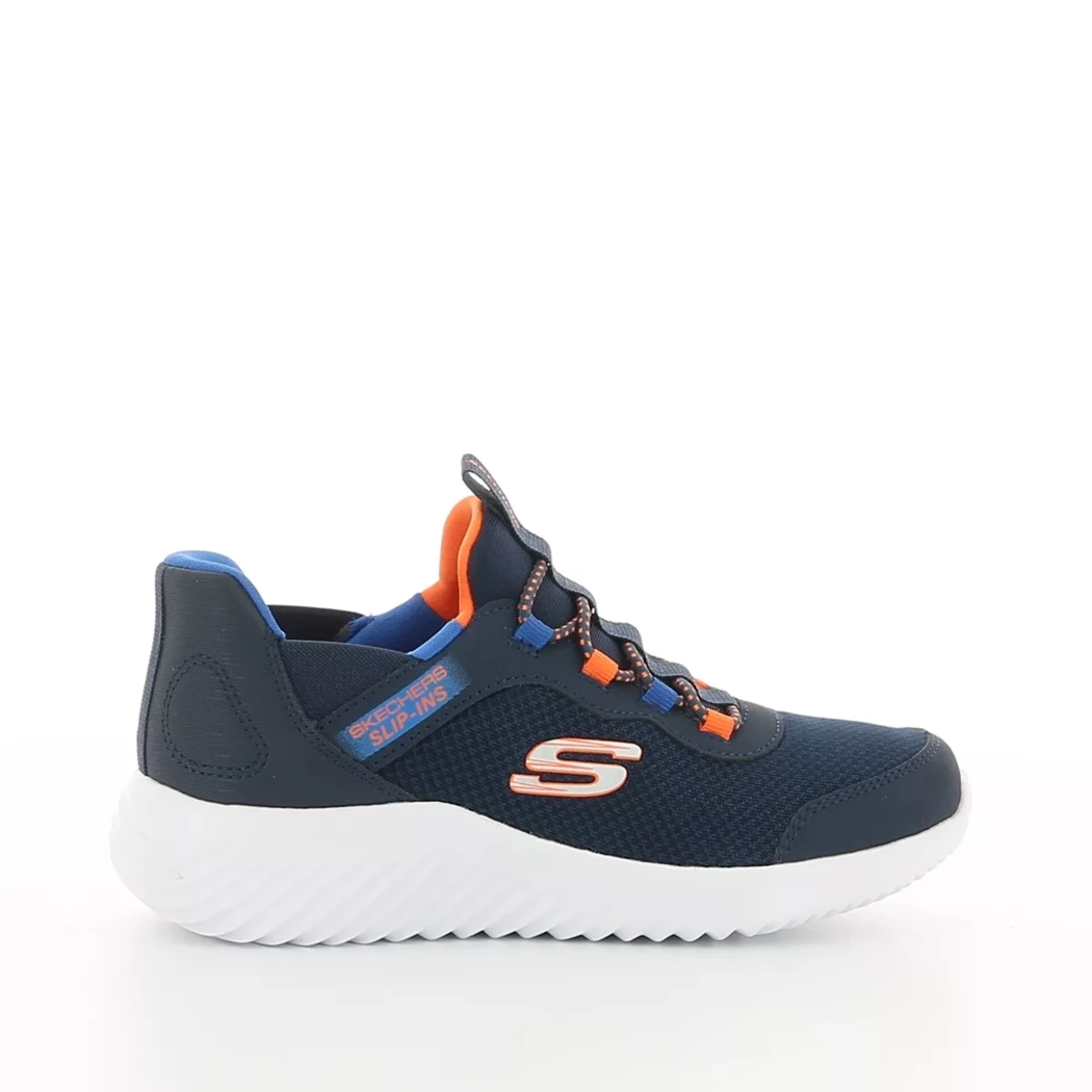 Image (2) de la chaussures Skechers - Baskets Bleu en Textile Image (2) de la chaussures Skechers - Baskets Bleu en Textile