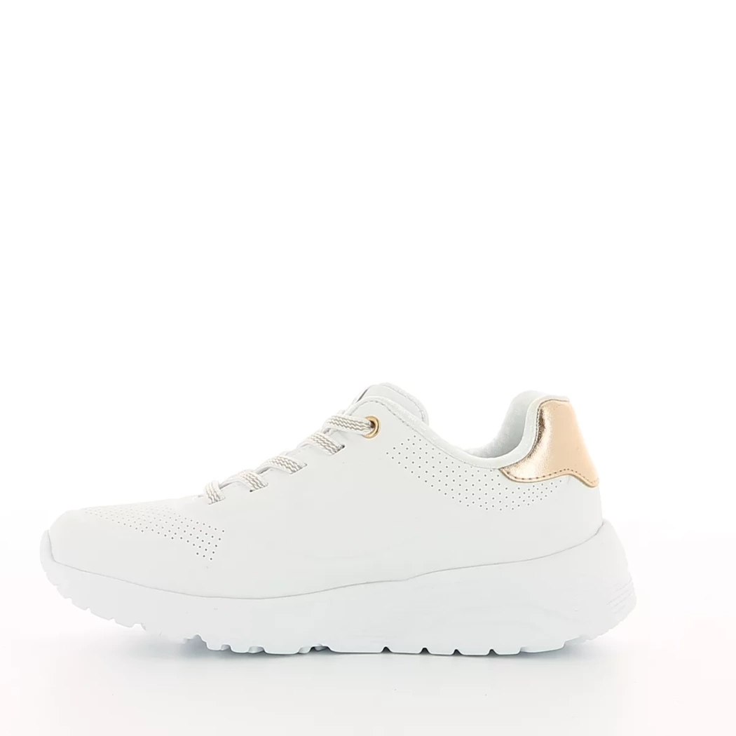Image (4) de la chaussures Skechers - Baskets Blanc en Cuir synthétique