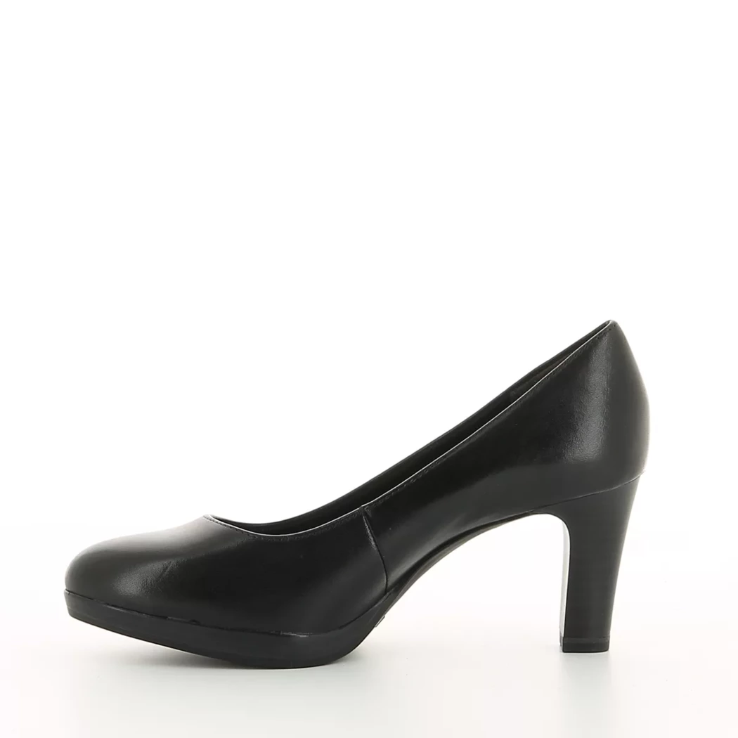 Image (4) de la chaussures Tamaris - Escarpins Noir en Cuir