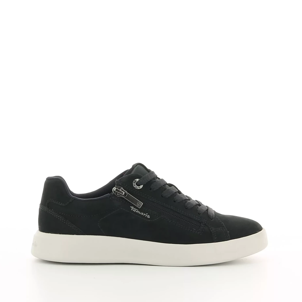 Image (2) de la chaussures Tamaris - Baskets Bleu en Cuir nubuck