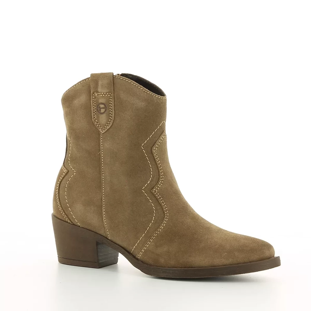 Image (1) de la chaussures Tamaris - Boots Taupe en Cuir nubuck Image (1) de la chaussures Tamaris - Boots Taupe en Cuir nubuck