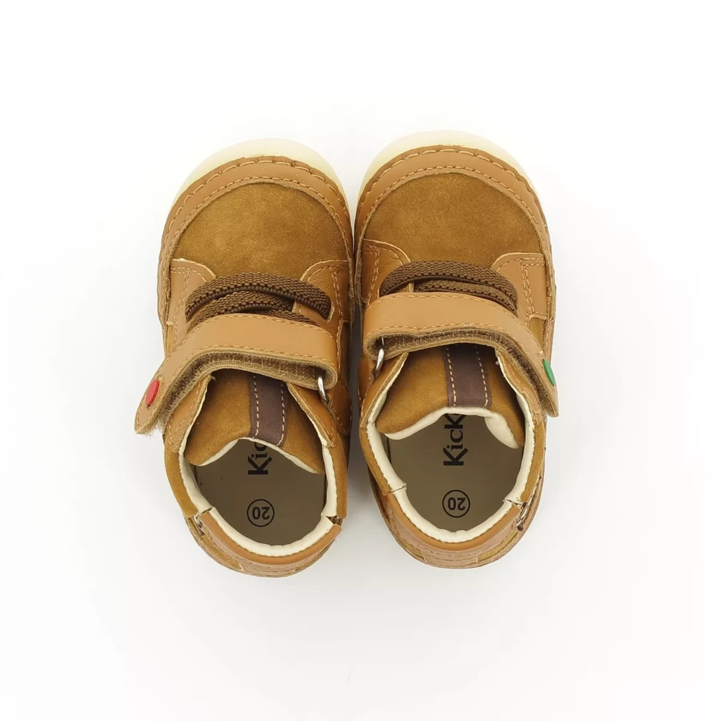 Image (7) de la chaussures Kickers - Bottines Cuir naturel / Cognac en Cuir