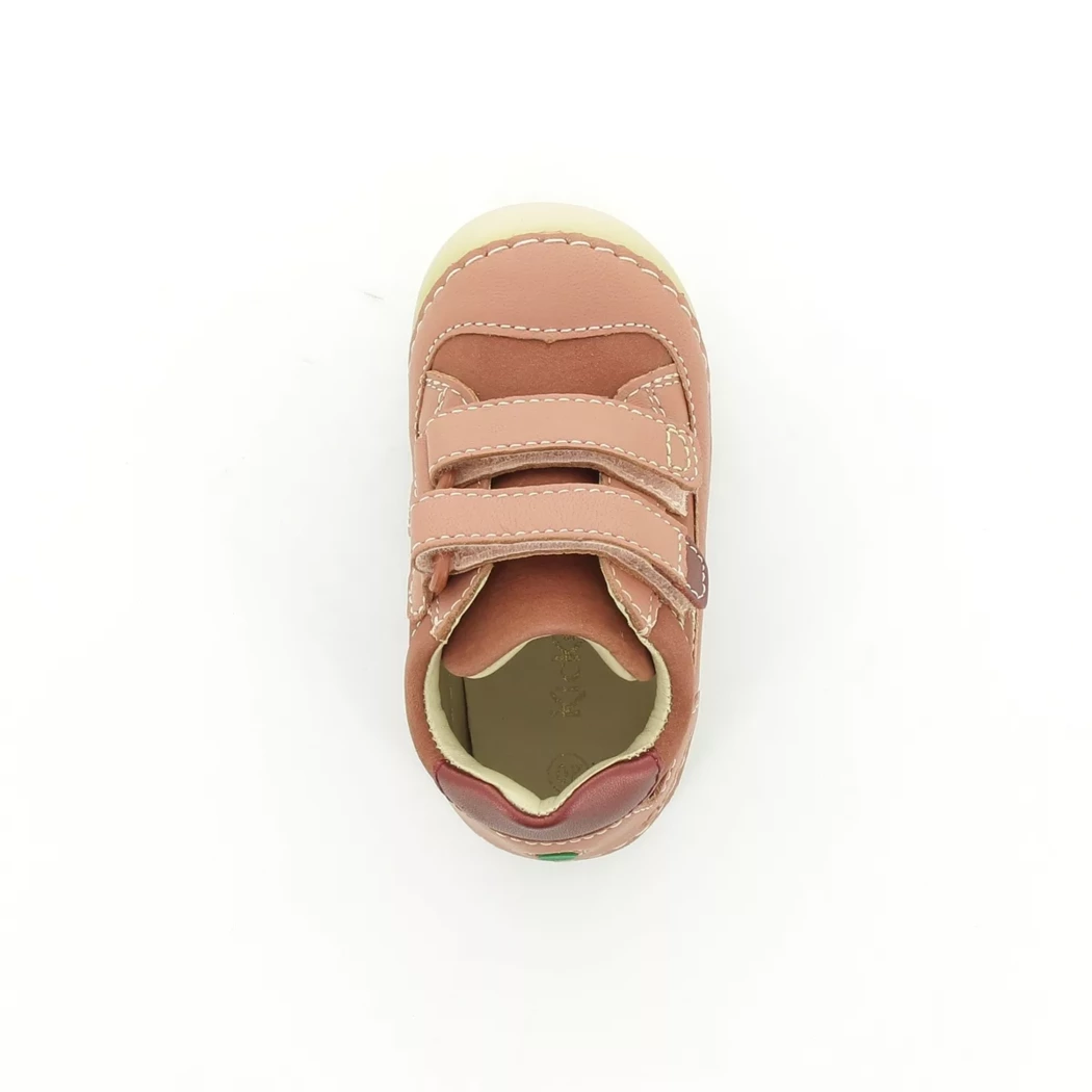 Image (6) de la chaussures Kickers - Bottines Rose en Cuir