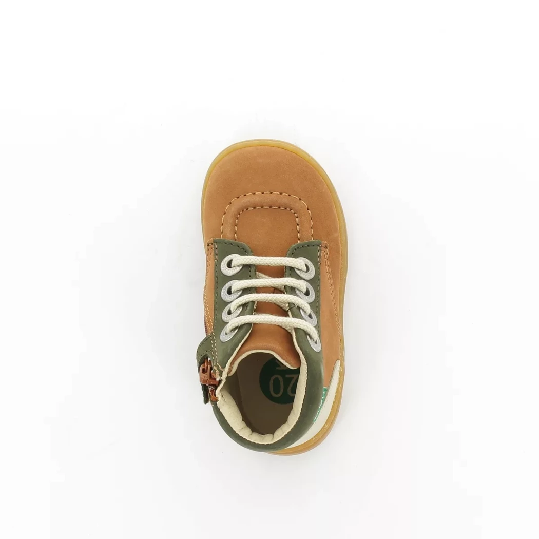 Image (6) de la chaussures Kickers - Bottines Cuir naturel / Cognac en Cuir nubuck