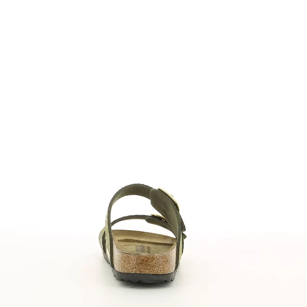 Image (3) de la chaussures Birkenstock - Mules et Sabots Vert en Cuir synthétique