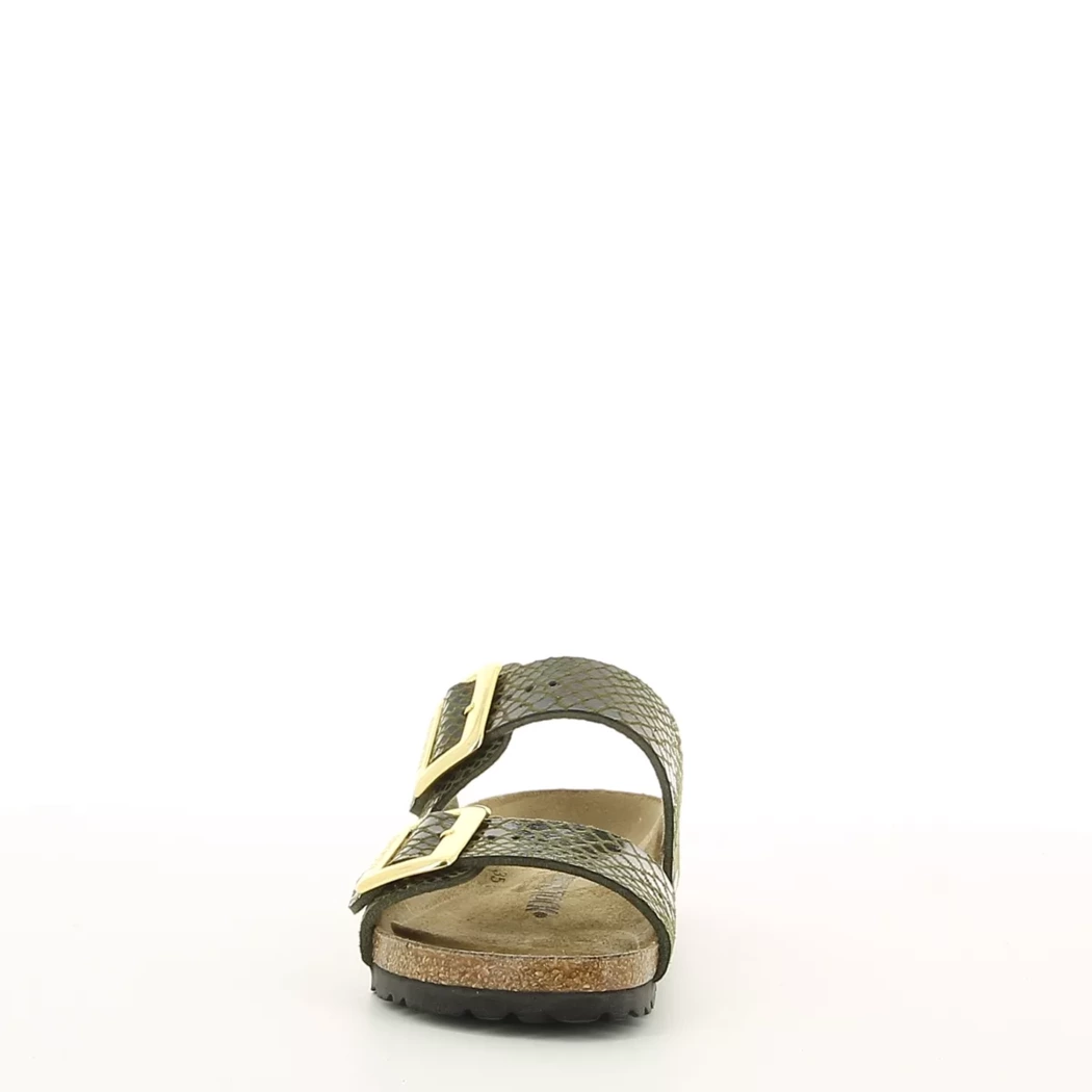 Image (5) de la chaussures Birkenstock - Mules et Sabots Vert en Cuir synthétique