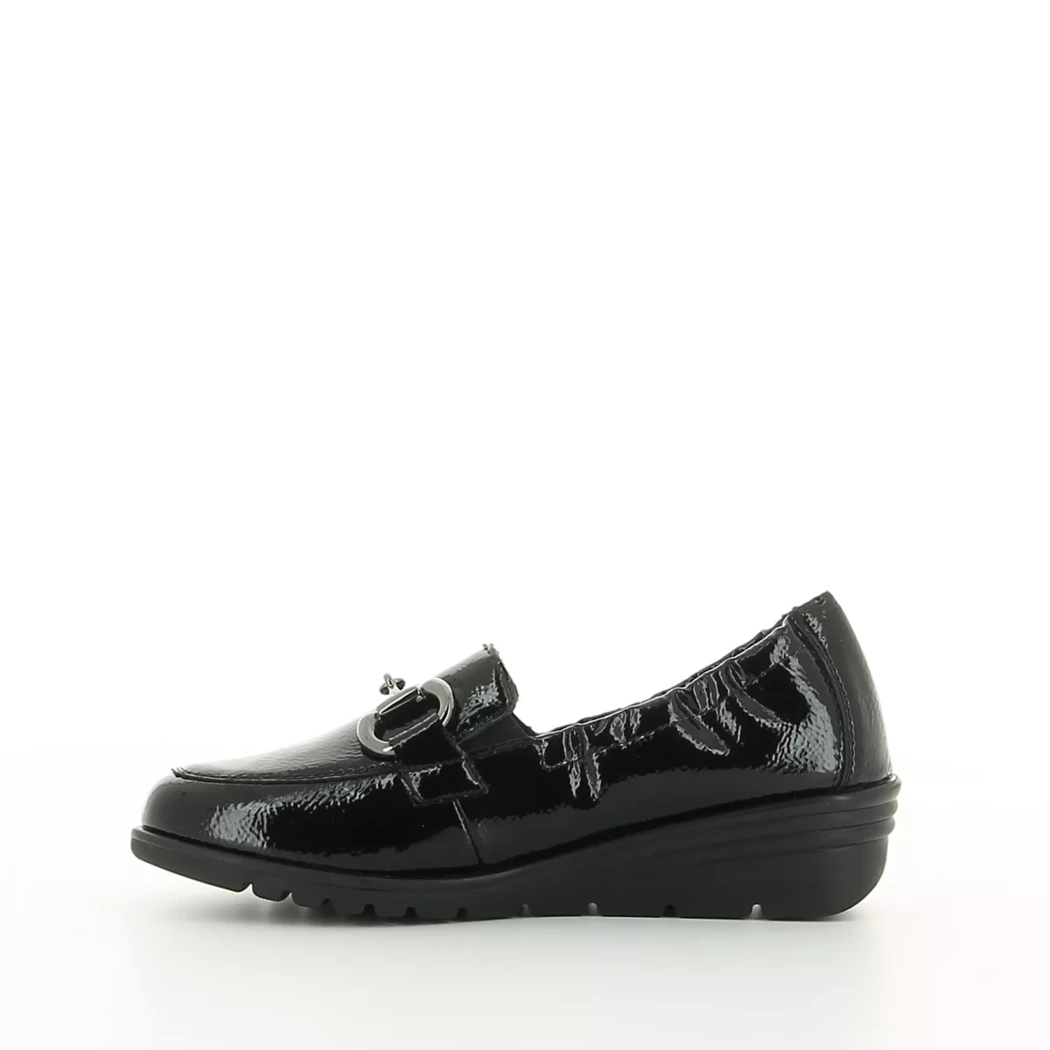 Image (4) de la chaussures Rieker - Mocassins Noir en Cuir vernis