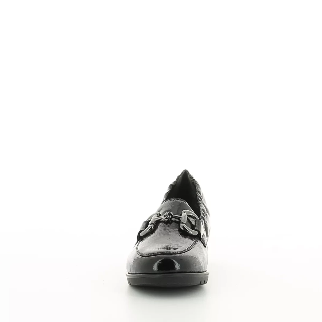Image (5) de la chaussures Rieker - Mocassins Noir en Cuir vernis