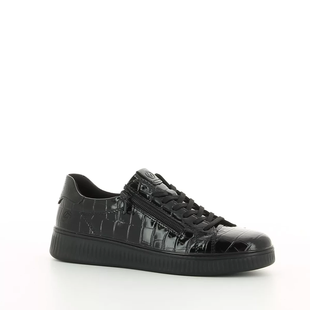 Image (1) de la chaussures Remonte - Baskets Noir en Cuir vernis