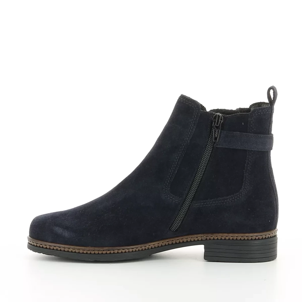 Image (4) de la chaussures Gabor - Boots Bleu en Cuir nubuck