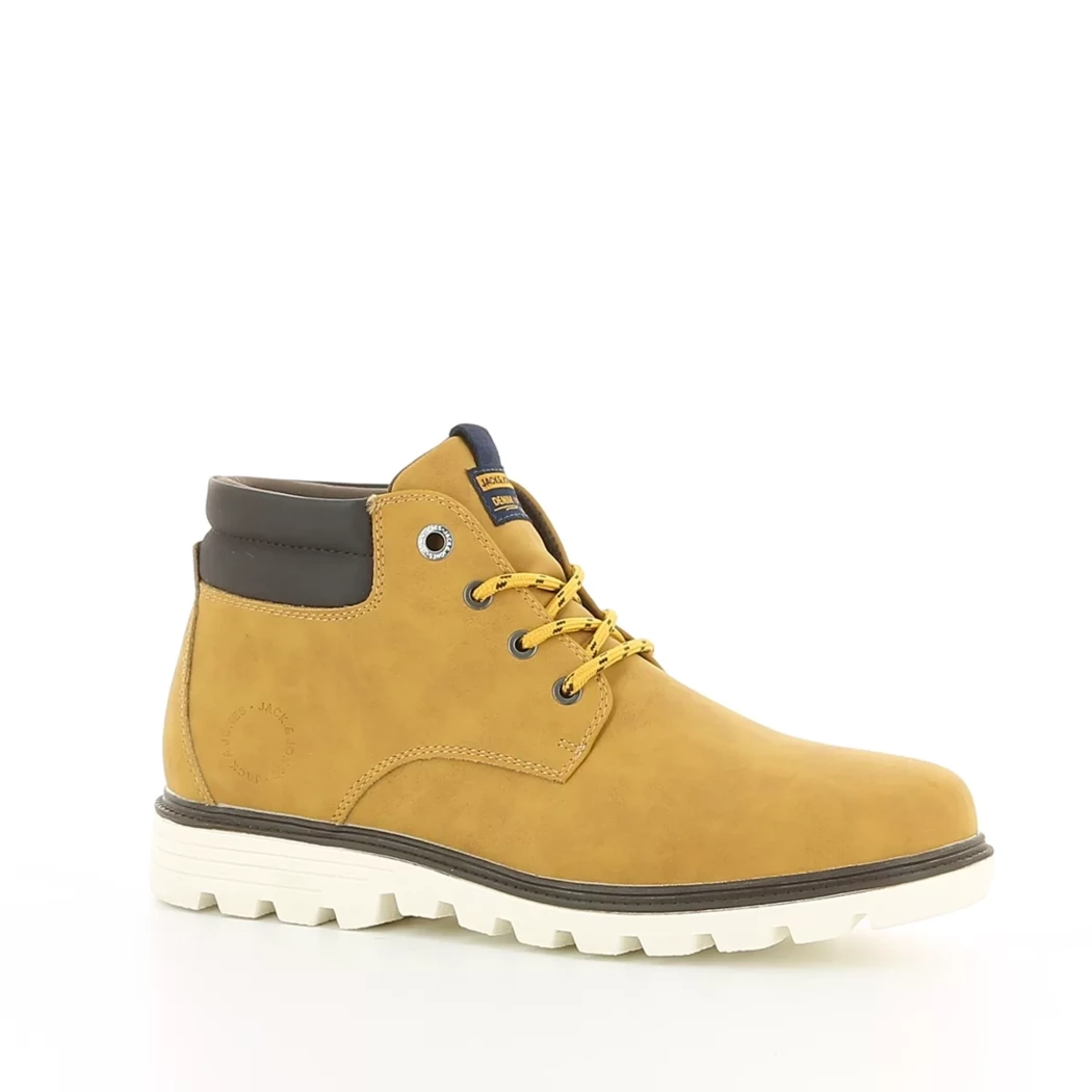Image (1) de la chaussures Jack & Jones - Bottines Cuir naturel / Cognac en Cuir synthétique