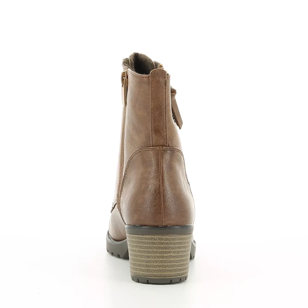 Image (3) de la chaussures Smart Standard - Bottines Cuir naturel / Cognac en Cuir synthétique