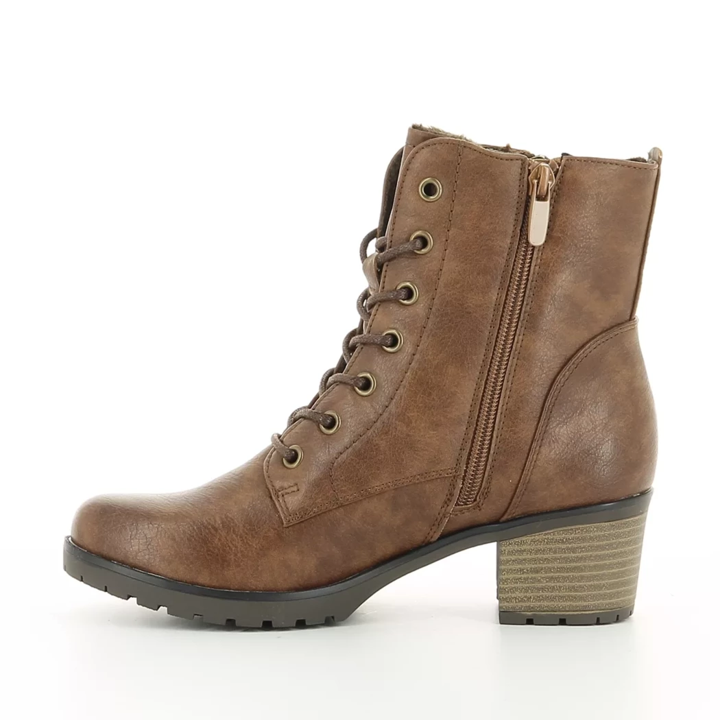 Image (4) de la chaussures Smart Standard - Bottines Cuir naturel / Cognac en Cuir synthétique