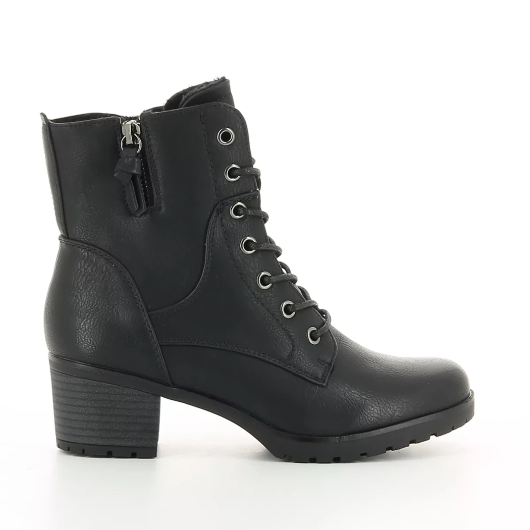 Image (2) de la chaussures Smart Standard - Bottines Noir en Cuir synthétique